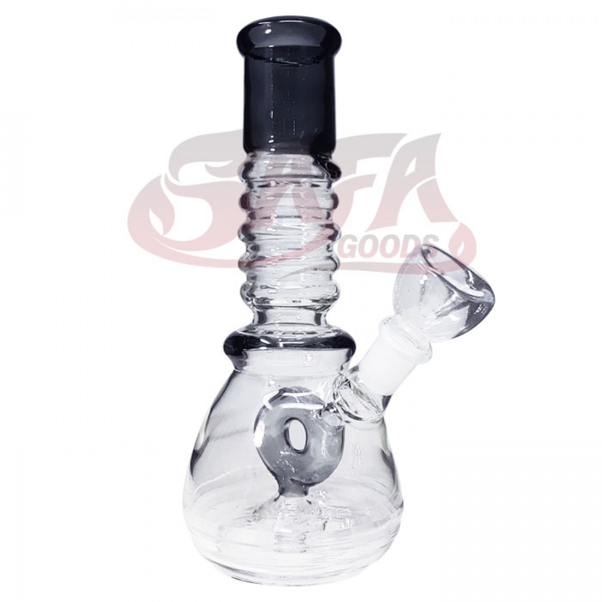 8 Inch Glass Water Pipes - Donut Showerhead Percolator